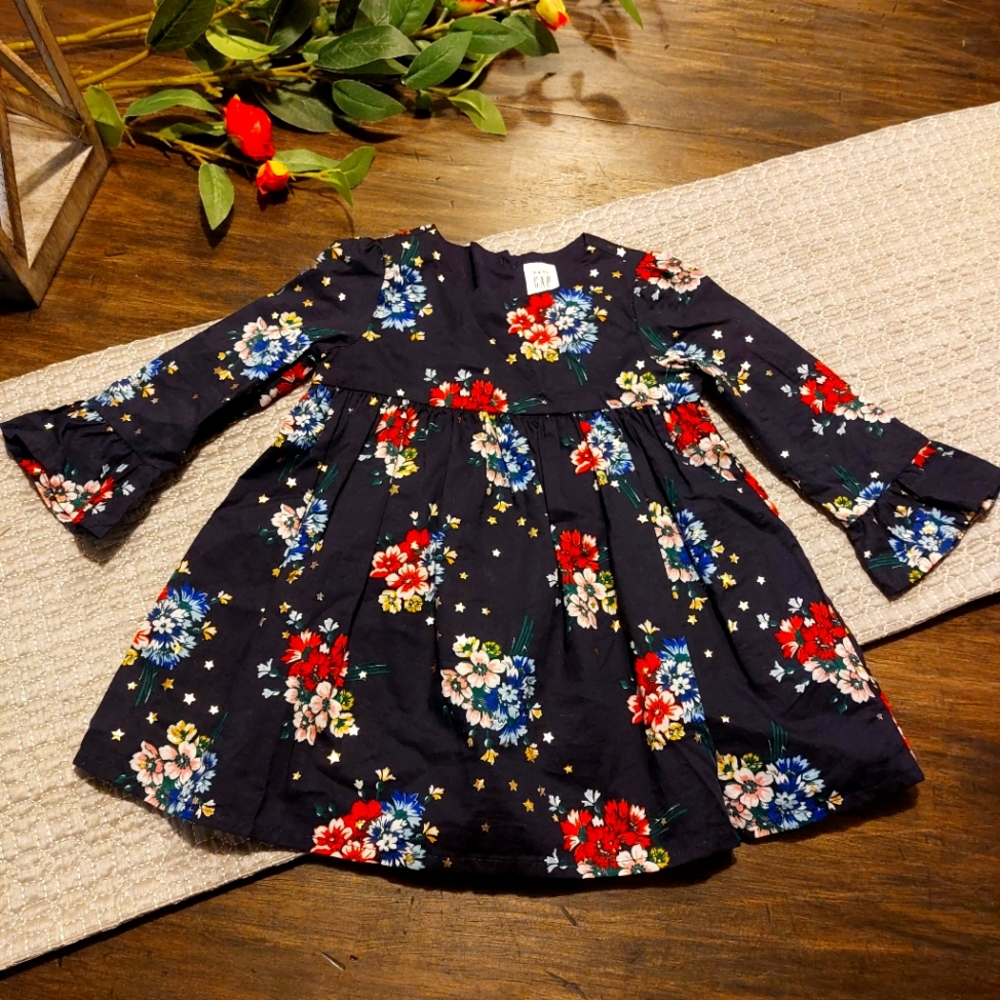 Baby Gap Dress Navy Blue 12 months
